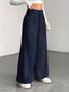 Women's High-Waisted Wide-Leg Pants with Flowing Fit