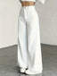 Women's High-Waisted Wide-Leg Pants with Flowing Fit