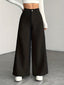 Women's High-Waisted Wide-Leg Pants with Flowing Fit
