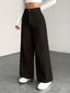 Women's High-Waisted Wide-Leg Pants with Flowing Fit