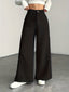 Women's High-Waisted Wide-Leg Pants with Flowing Fit