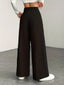 Women's High-Waisted Wide-Leg Pants with Flowing Fit
