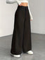 Women's High-Waisted Wide-Leg Pants with Flowing Fit