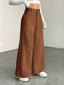 Women's High-Waisted Wide-Leg Pants with Flowing Fit