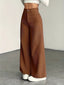 Women's High-Waisted Wide-Leg Pants with Flowing Fit
