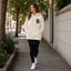 Women's Highland Cow Print Hoodie with Brushed Lining and Front Pocket