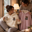 Women's Highland Cow Print Hoodie with Brushed Lining and Front Pocket