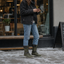 Fit of the winter boots with cuffed jeans