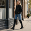 Fit of the over the knee boots with jeans