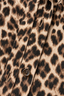 Women's Leopard Print Button Front Maxi Shirt Dress