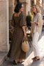 Women's Leopard Print Square Neck Maxi Dress