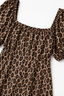 Women's Leopard Print Square Neck Maxi Dress