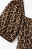 Women's Leopard Print Square Neck Maxi Dress