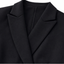 Women's Ombre Pleated Blazer Dress with Tie Waist