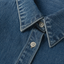 Women's Oversized Denim Look Button Front Shirt Dress
