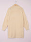 Women's Oversized Half Turtleneck Sweater Dress
