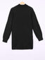 Women's Oversized Half Turtleneck Sweater Dress