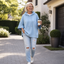 Women's Oversized Hooded Sweatshirt with Wide Half Sleeves