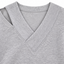 Women's Oversized Off-Shoulder Cutout Fleece Sweatshirt