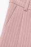 Women's Pinstripe High-Waisted Wide-Leg Pants