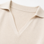 Women's Polo Collar Wide-Leg Lounge Set with High-Waisted Pants