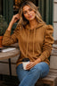 Women's Puff Sleeve Hooded Sweatshirt