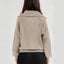 Women's Quarter Zip Lapel Collar Sweatshirt