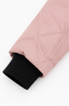 Hood detail of the quilted jacket