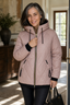 Quilted jacket styled for everyday wear