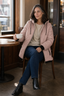 Fit of the quilted zip front jacket