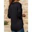 Women's Relaxed Quarter-Zip Top with Collared Neckline and Long Sleeves