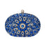 Women's Rhinestone Evening Clutch Bag with Knot Detail