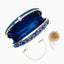 Women's Rhinestone Evening Clutch Bag with Knot Detail