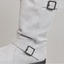 Side profile of the slouch boot shaft