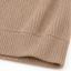 Women's Ribbed Knit Hoodie Sweater with Button Neckline