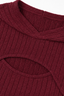 Women's Ribbed Knit Mini Dress with Hooded Bolero Set