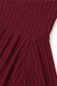 Women's Ribbed Knit Mini Dress with Hooded Bolero Set