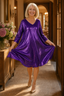 Women's Sequin V-Neck Party Dress with Pockets