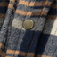 Button front of the shacket