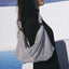 Women's Silver Crystal Rhinestone Hobo Evening Handbag in silver