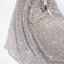 Women's Silver Crystal Rhinestone Hobo Evening Handbag