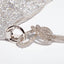 Women's Silver Crystal Rhinestone Hobo Evening Handbag