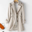 Women's single breasted trench coat in beige