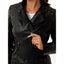 Biker jacket worn with a white top