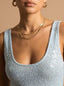 Women's Sleeveless Sequin Maxi Dress with Scoop Neck