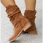 Slouch boots shown from the side
