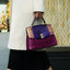 Women's Snake Print Vegan Leather Shoulder Bag
