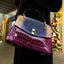 Women's Snake Print Vegan Leather Shoulder Bag