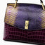 Women's Snake Print Vegan Leather Shoulder Bag