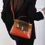 Women's Snake Print Vegan Leather Shoulder Bag